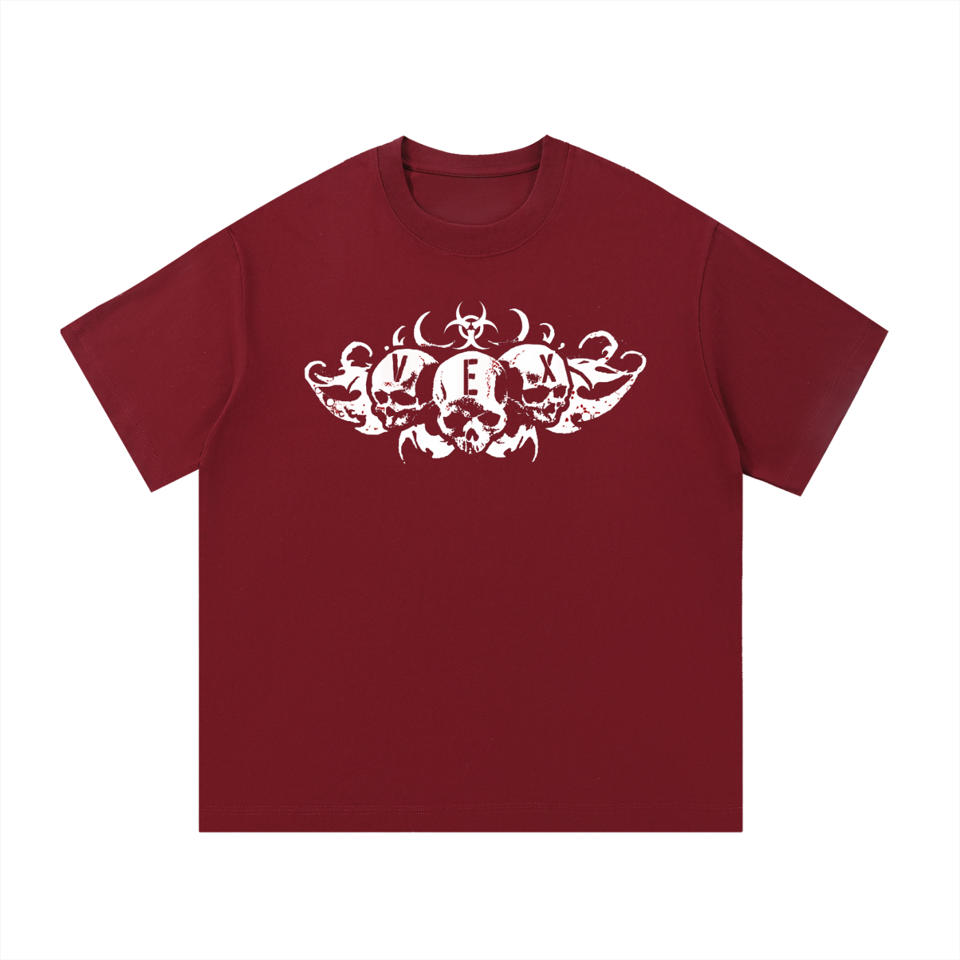 vex skulls design red